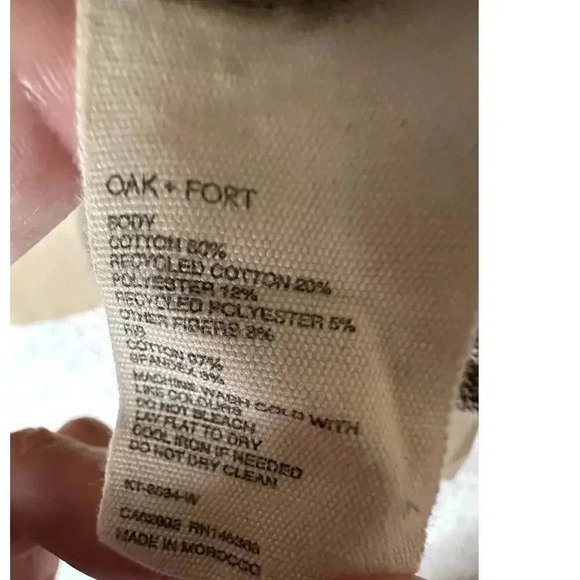 Oak + Fort Oversized Refined Graphic‎ Sweatshirt - small - Picture 4 of 4